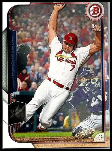 2015 Bowman Matt Holliday baseball card with original gloss NM-MT Cardinals ID 3857