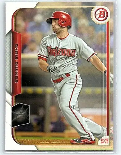 2015 Bowman Chris Owings baseball card with original gloss NM-MT Diamondbacks
