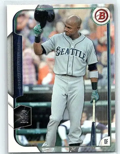 Baseball card featuring Austin Jackson NM-MT from 2015 Bowman Mariners original gloss