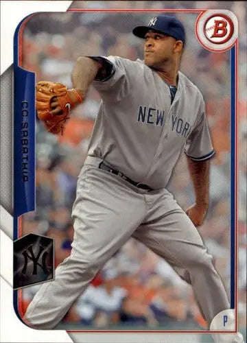 2015 Bowman #93 CC Sabathia NM-MT Yankees - Baseball Card Single