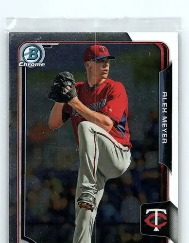 2015 Bowman Chrome Prospects BCP36 Alex Meyer Twins baseball card image