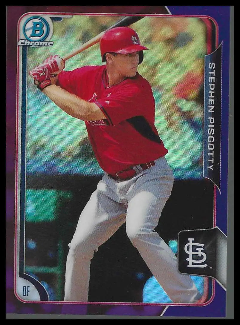 2015 Bowman Chrome Prospects Refractors #BCP169 Stephen Piscotty #113/250