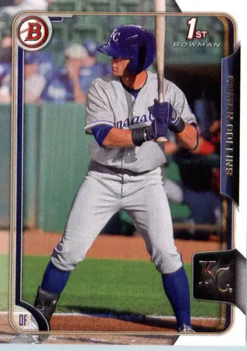 Baseball trading card from Bowman Draft Paper series featuring Roman Collins Royals draft