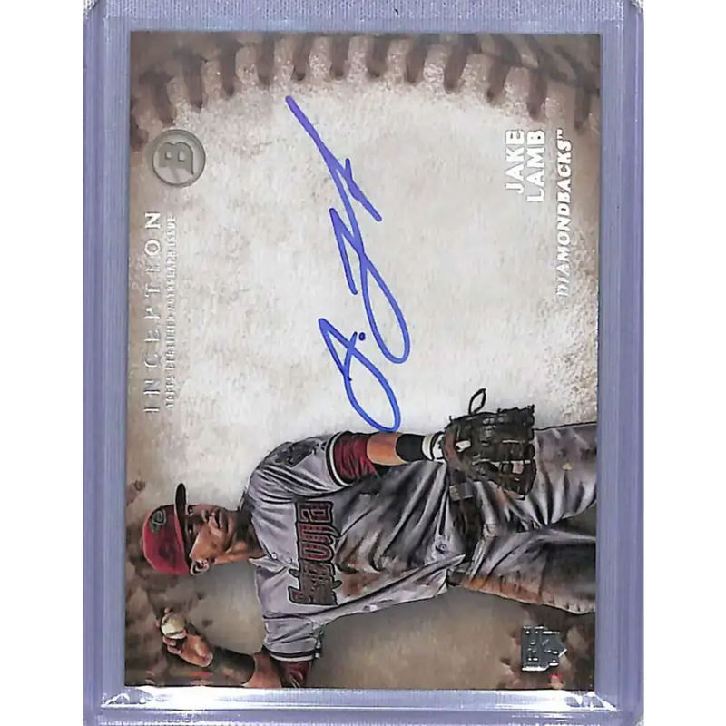 2015 Bowman Inception #RA-JL Jake Lamb Rookie Autographs NM-MT Baseball Card - Baseball Card Single