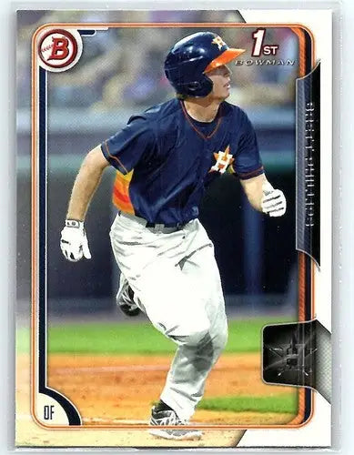 Original gloss baseball card featuring BP137 Brett Phillips Bowman Prospects Rookie