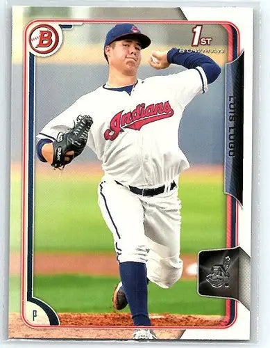 Original gloss baseball card of BP29 Luis Lugo from Bowman Prospects series