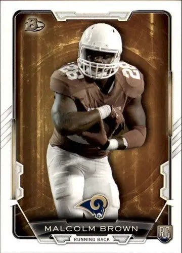 2015 Bowman Rookies #36 Malcolm Brown NM-MT RC Rookie Rams - Football Card Single