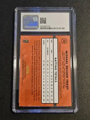 2015 Donruss #100 Mike Trout CSG 9 - Baseball Card Single