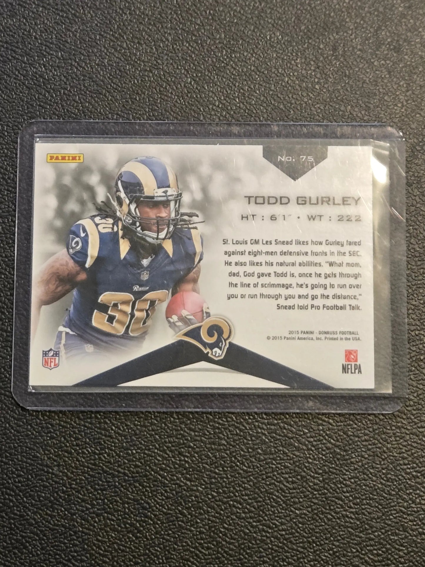 2015 Donruss #75 Todd Gurley Elite - Football Card Single