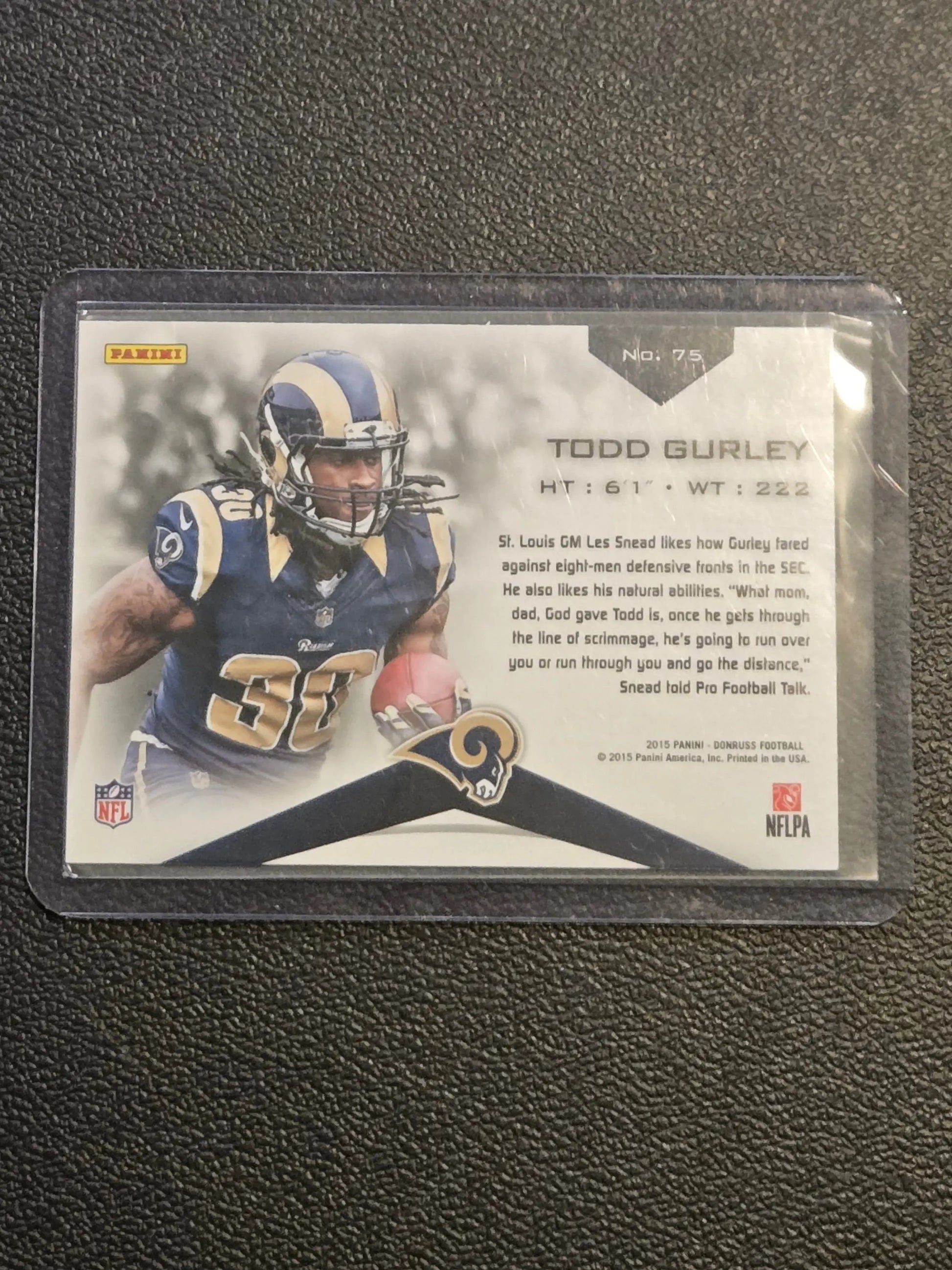 2015 Donruss #75 Todd Gurley Elite - Football Card Single
