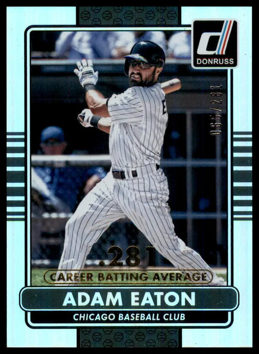 2015 Donruss - Stat Line Career Adam Eaton 70 /281 Chicago White Sox NM - Baseball Card Single