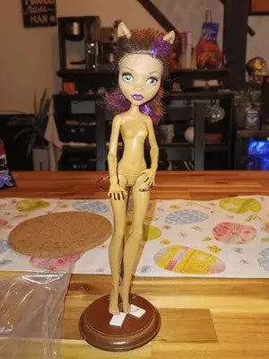 2015 Monster High Doll Clawdeen Wolf Werewolf Nude Pre-Owned FOR OOAK or CUSTOM - Action Figure & Toy