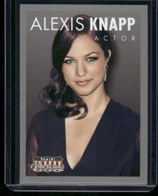 2015 Panini Americana Alexis Knapp #52 - Entertainment Card Single