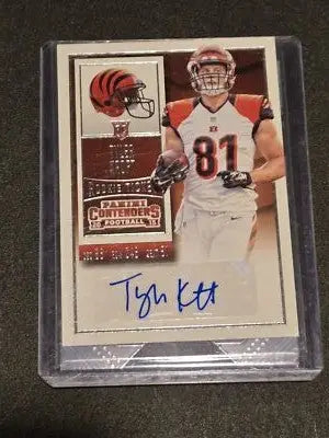 2015 Panini Contenders #131a Tyler Kroft White jersey - Football Card Single
