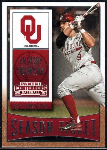 2015 Panini Contenders Season Ticket Anthony Hermelyn baseball trading card original gloss