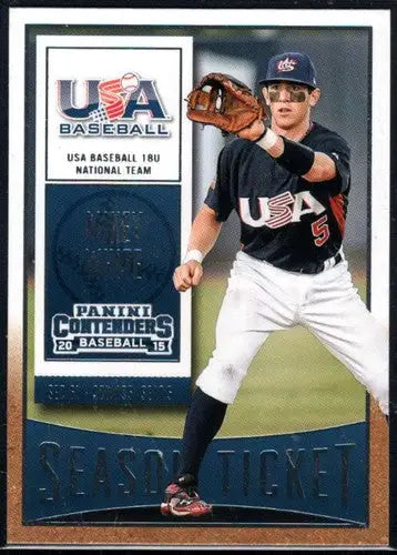 2015 Panini Contenders Season Ticket #12 Mikey White NM-MT ID:18637 - Baseball Card Single