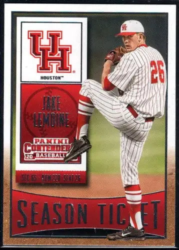 2015 Panini Contenders Season Ticket baseball card featuring Jake Lemoine in NM-MT condition