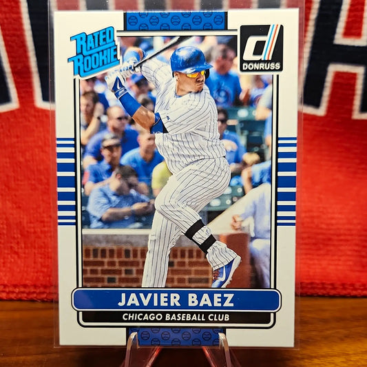 2015 Panini Donruss Rated Rookie Javier Báez RC #35 Chicago Cubs Base - Baseball Card Single