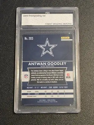 2015 Panini Prizm #203 Antwan Goodley FGS 10 - Football Card Single