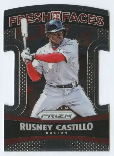 Rusney Castillo baseball card from Panini Prizm Fresh Faces 2015 collection
