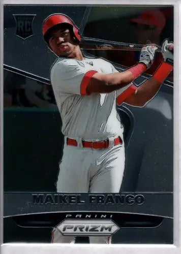 Original gloss Maikel Franco baseball card from Panini Prizm Rookies series