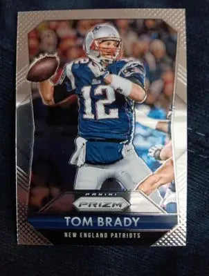 2015 Panini Prizm - Tom Brady #12. New England Patriots. NRMT+ - Football Card Single