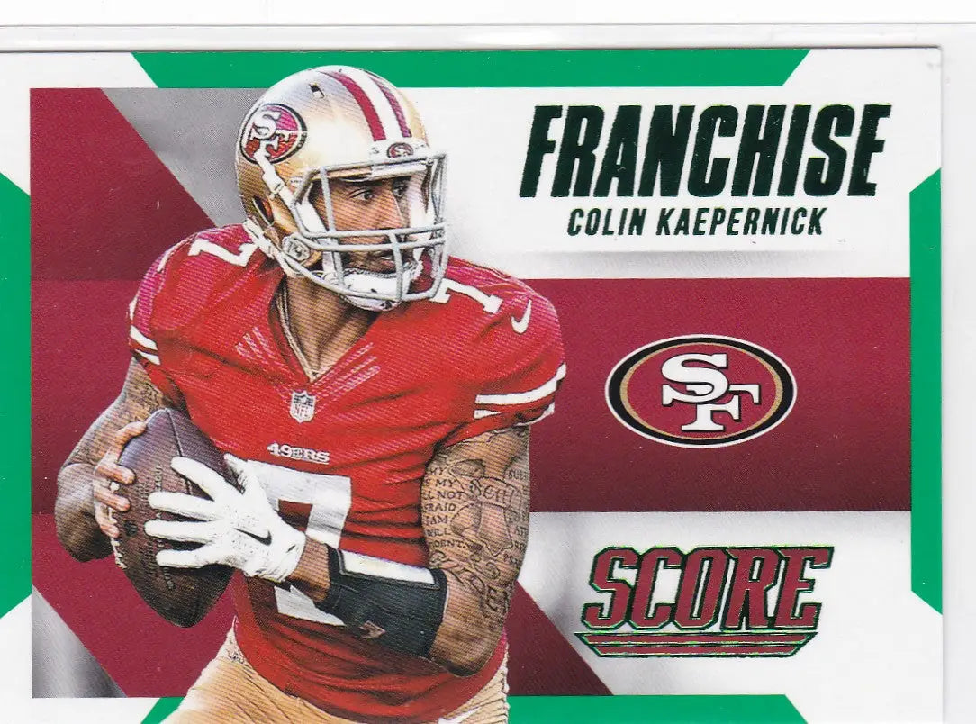 2015 Panini Score #18 Colin Kaepernick Franchise San Francisco 49ers - Football Card Single