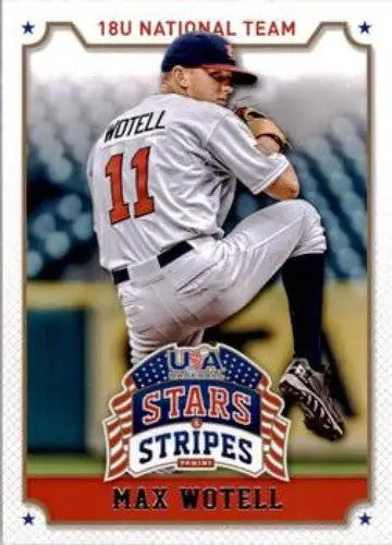 2015 Panini Stars and Stripes #74 Max Wotell NM-MT - Baseball Card Single