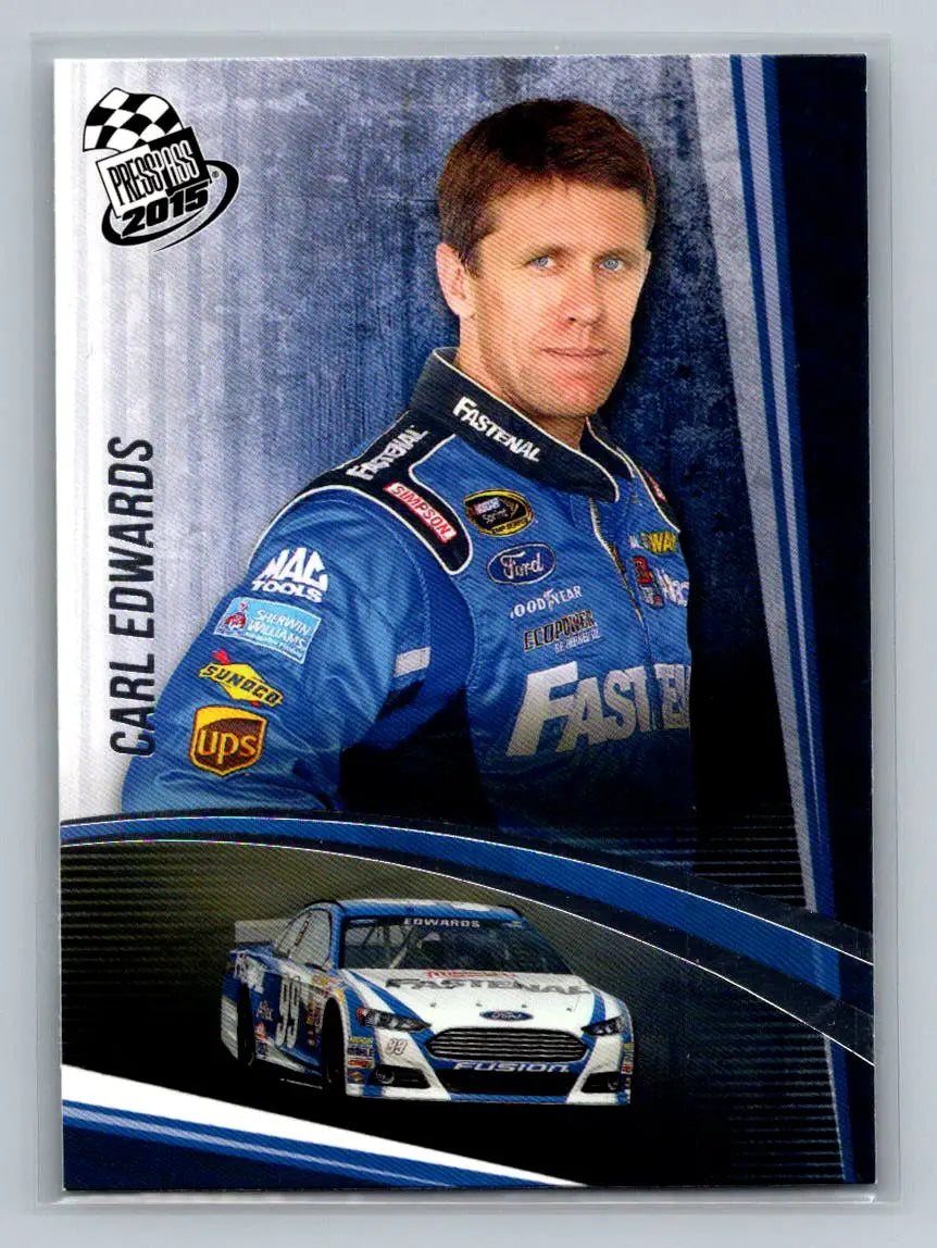 2015 Press Pass Cup Chase #13 Carl Edwards Retail Roush Fenway Racing - Racing Card Single