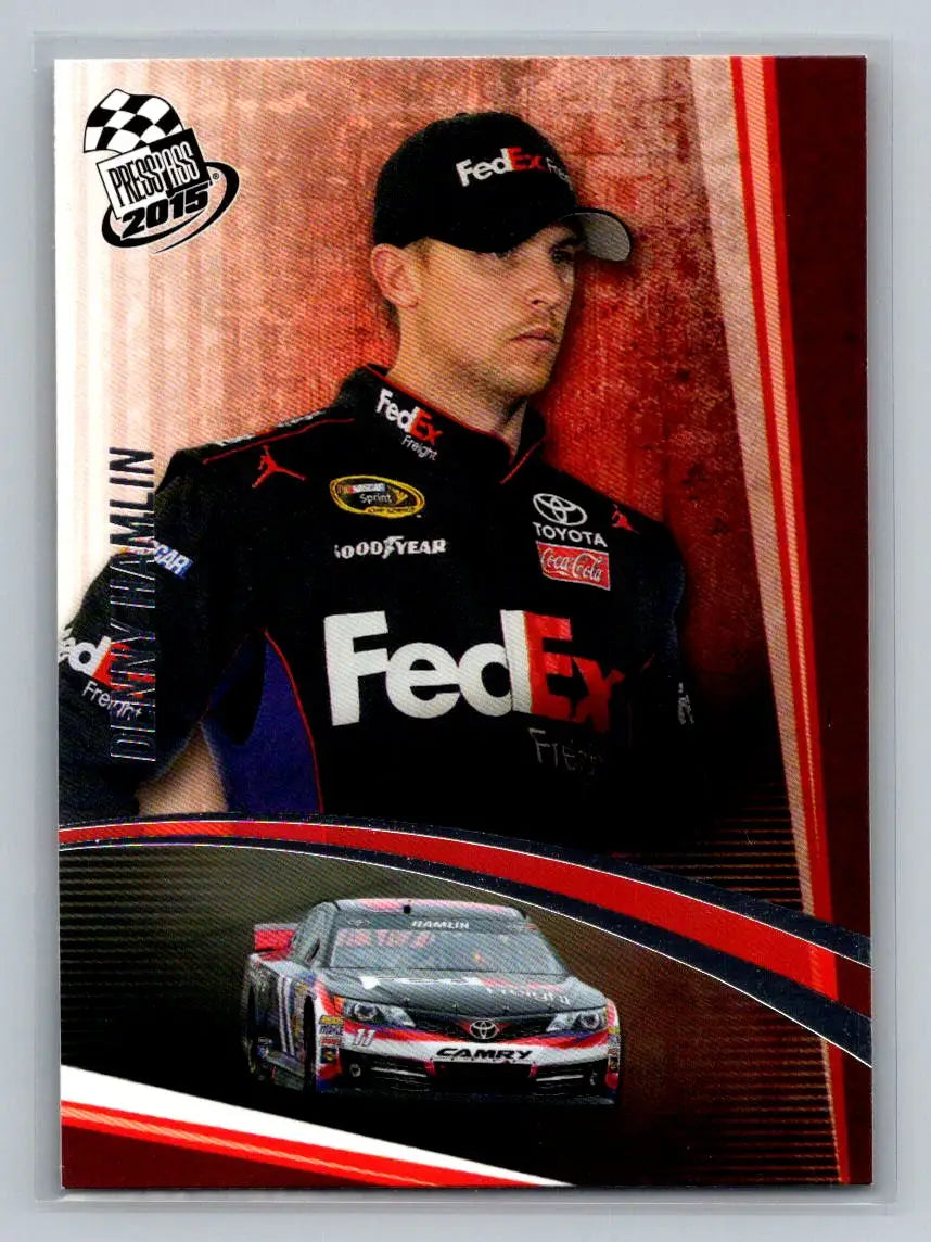 2015 Press Pass Cup Chase #16 Denny Hamlin Retail Joe Gibbs Racing - Racing Card Single