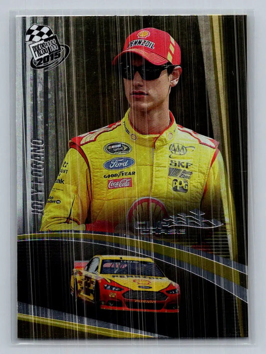 2015 Press Pass Cup Chase #23 Joey Logano Team Penske - Racing Card Single