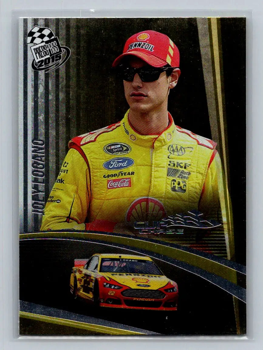 2015 Press Pass Cup Chase #23 Joey Logano Team Penske - Racing Card Single