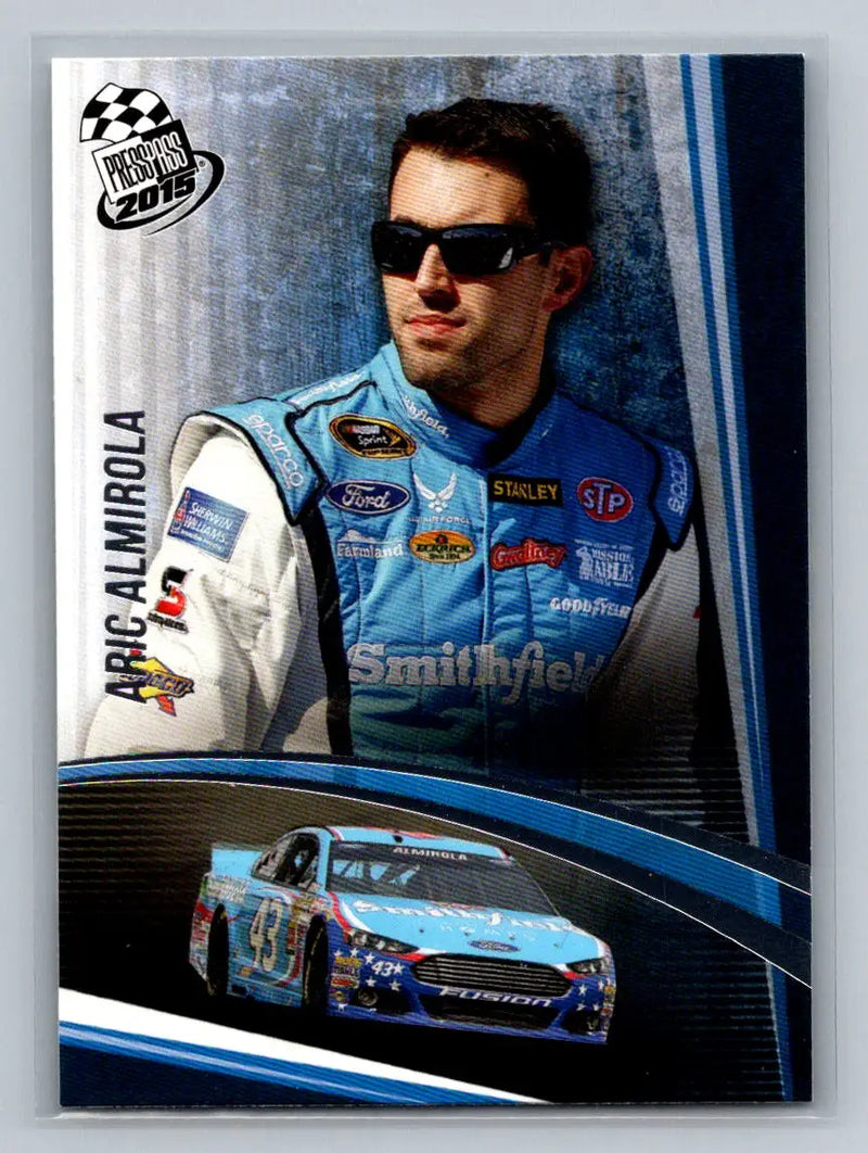 2015 Press Pass Cup Chase #3 Aric Almirola Retail Richard Petty Motorsports - Racing Card Single