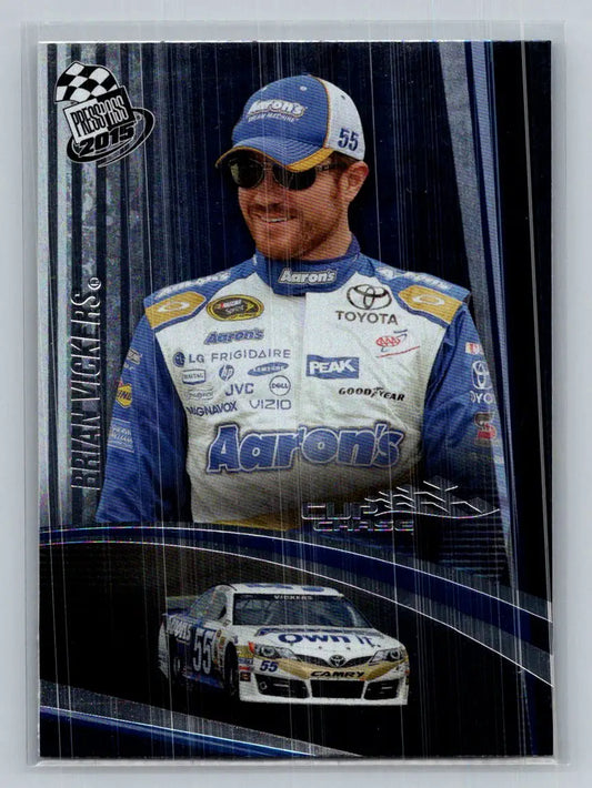 2015 Press Pass Cup Chase #35 Brian Vickers Michael Waltrip Racing - Racing Card Single
