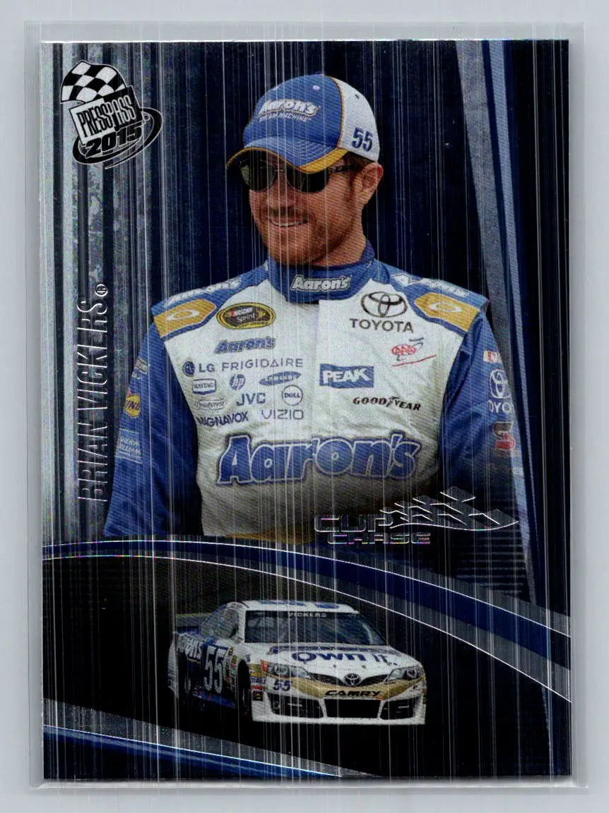 2015 Press Pass Cup Chase #35 Brian Vickers Michael Waltrip Racing - Racing Card Single