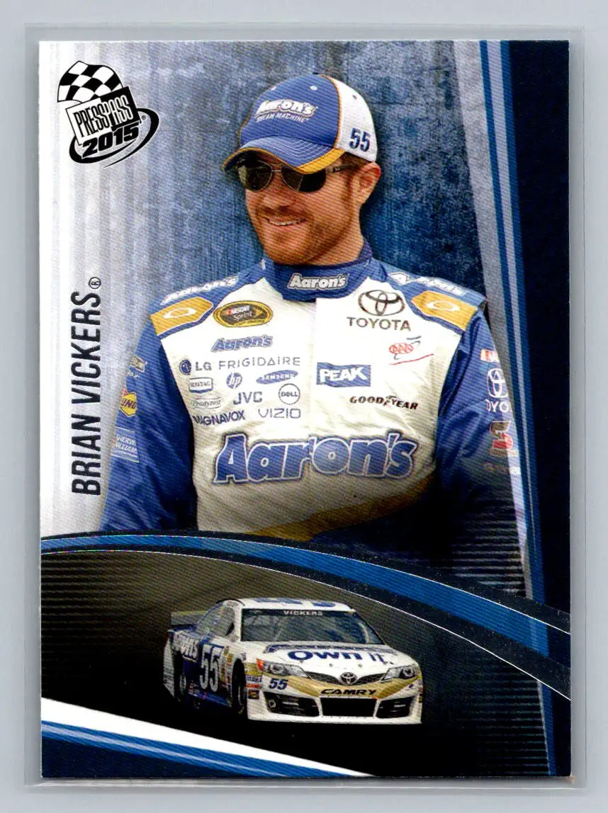 2015 Press Pass Cup Chase #35 Brian Vickers Retail Michael Waltrip Racing - Racing Card Single