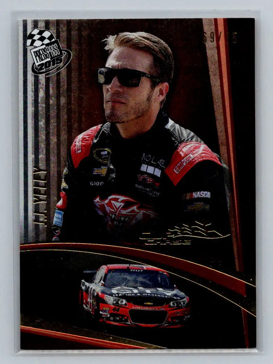 2015 Press Pass Cup Chase #39 J.J. Yeley Gold #/75 Xxxtreme Motorsports - Racing Card Single