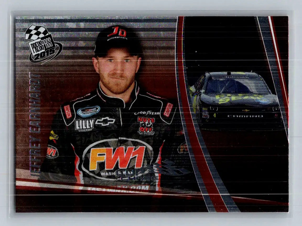 2015 Press Pass Cup Chase #46 Jeffrey Earnhardt JD Motorsports - Racing Card Single
