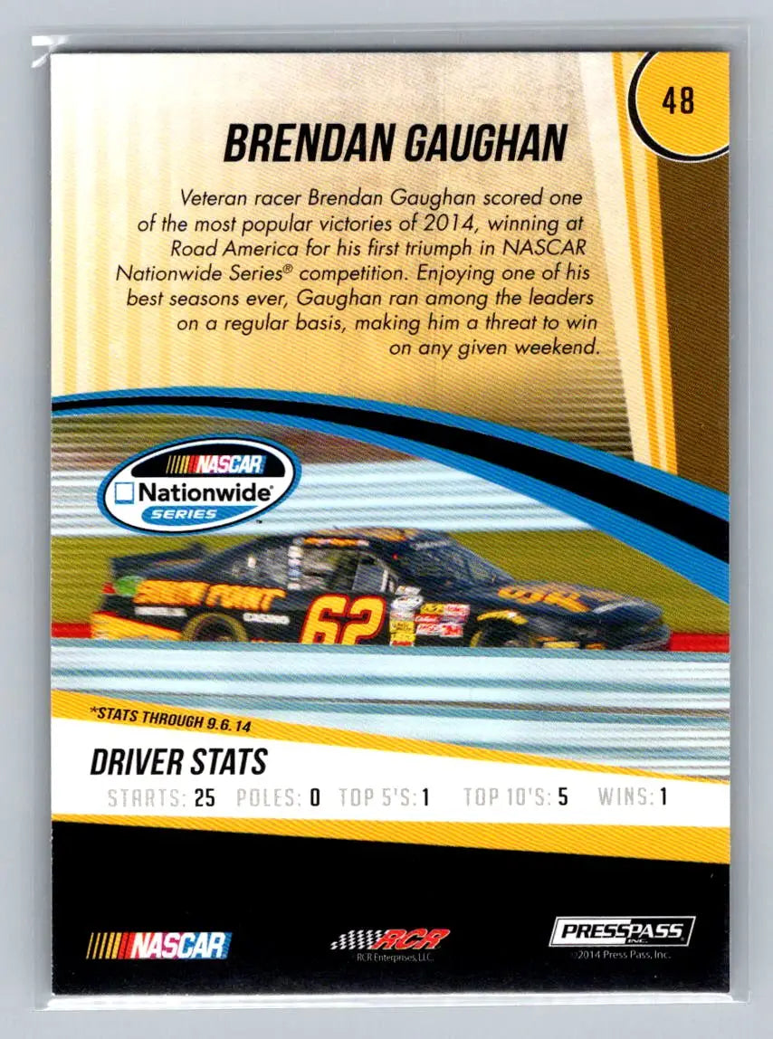 2015 Press Pass Cup Chase #48 Brendan Gaughan Retail Richard Childress Racing - Racing Card Single