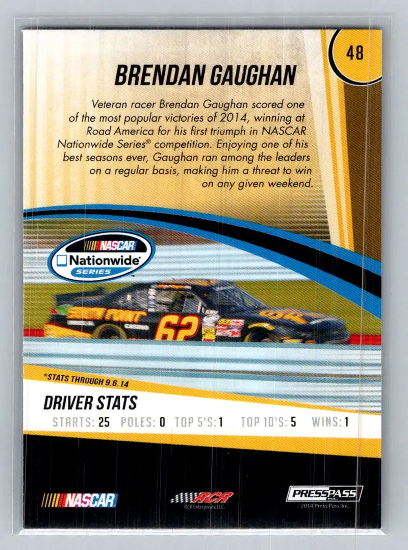 2015 Press Pass Cup Chase #48 Brendan Gaughan Richard Childress Racing - Racing Card Single