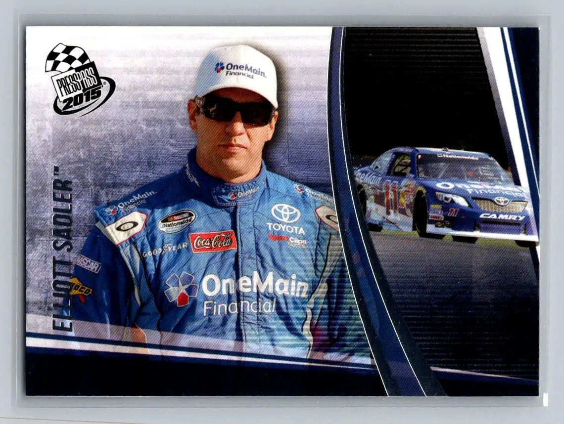 2015 Press Pass Cup Chase #52 Elliott Sadler Retail Joe Gibbs Racing - Racing Card Single