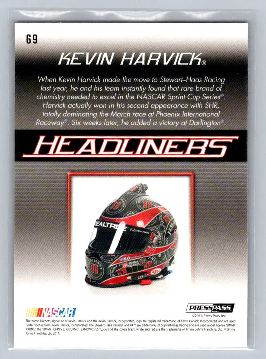 2015 Press Pass Cup Chase #69 Kevin Harvick Retail Stewart-Haas Racing - Racing Card Single