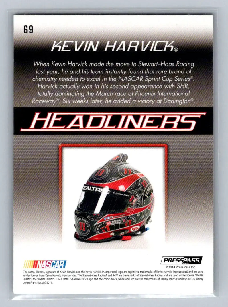 2015 Press Pass Cup Chase #69 Kevin Harvick Stewart-Haas Racing - Racing Card Single