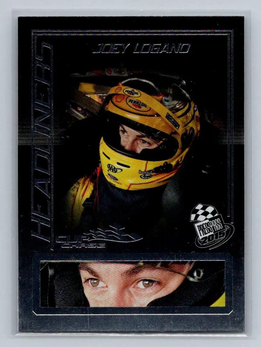 2015 Press Pass Cup Chase #74 Joey Logano Team Penske - Racing Card Single