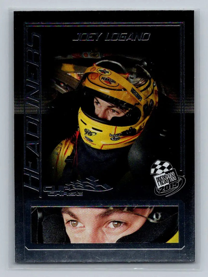 2015 Press Pass Cup Chase #74 Joey Logano Team Penske - Racing Card Single
