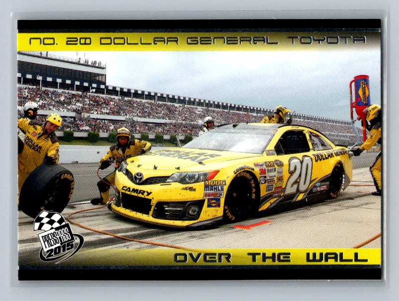 2015 Press Pass Cup Chase #96 No. 20 Dollar General Toyota Joe Gibbs Racing - Racing Card Single