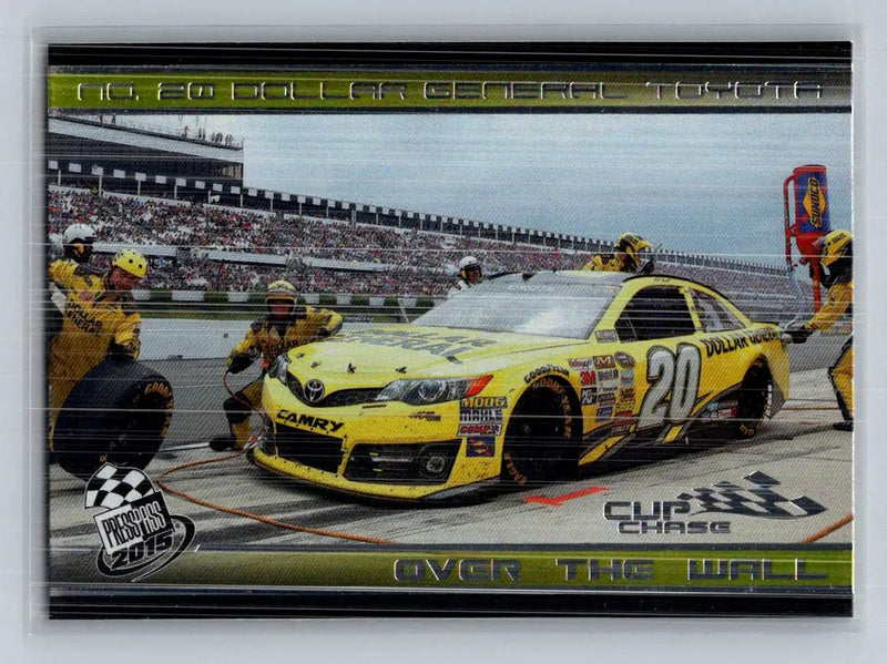 2015 Press Pass Cup Chase #96 No. 20 Dollar General Toyota Joe Gibbs Racing - Racing Card Single