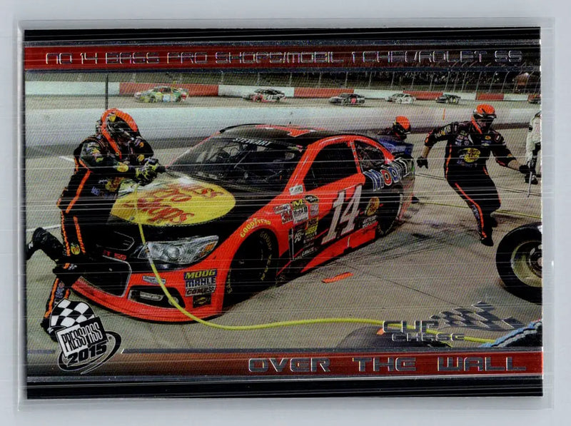 2015 Press Pass Cup Chase #98 No. 14 Bass Pro Shops/Mobil 1 Chevrolet SS OTW - Racing Card Single