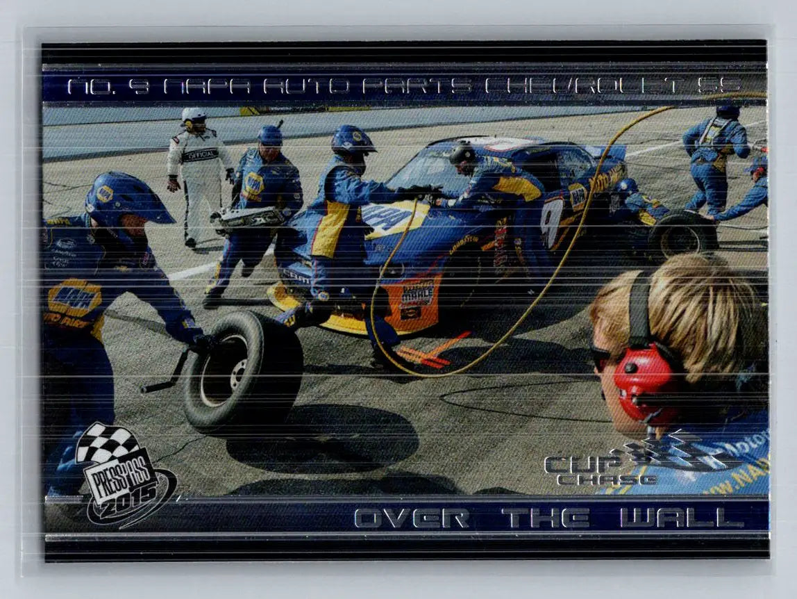2015 Press Pass Cup Chase #99 No. 9 NAPA Auto Parts Chevrolet JR Motorsports - Racing Card Single