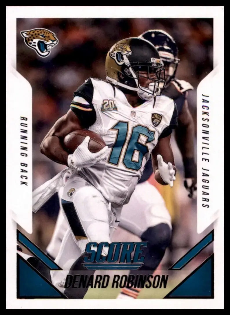 2015 Score Denard Robinson #167 Jacksonville Jaguars Football Card NFL Sports - Football Card Single